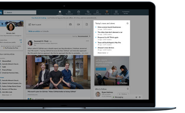 linkedin news